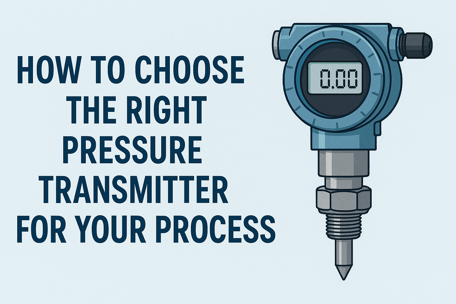 How to Choose the Right Pressure Transmitter for Your Process