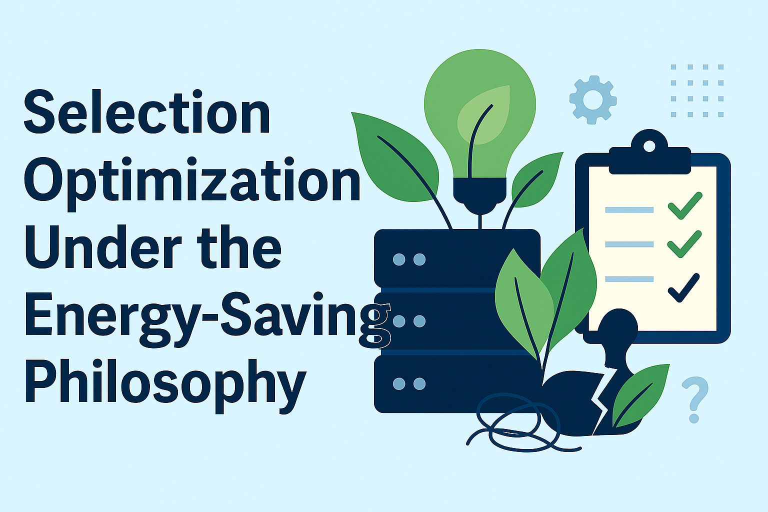 Designing with Purpose: Selection Optimization Under the Energy-Saving ...