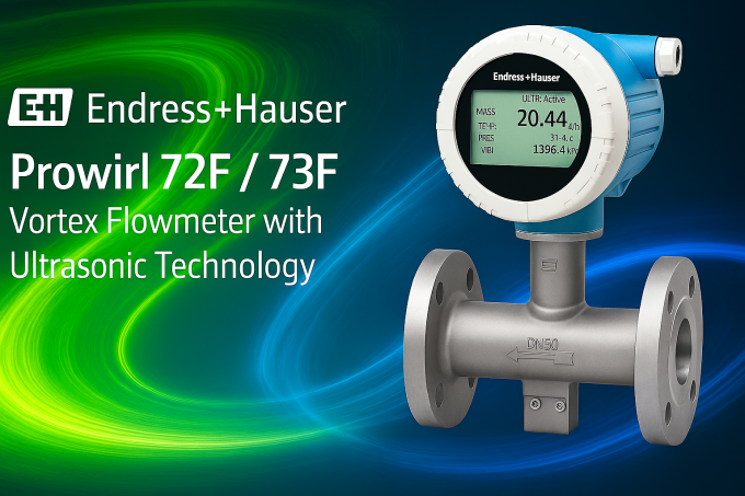 Custom E+H Endress+Hauser 72f 73f 7f2b 7f2c Vortex Flowmeter With ...